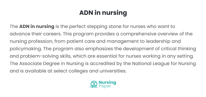 adn nursing