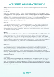 apa format nursing paper example apa format nursing paper example